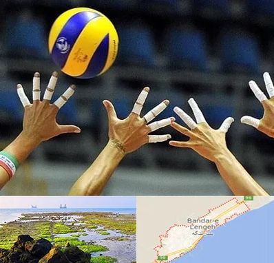 کلاس والیبال در بندرلنگه