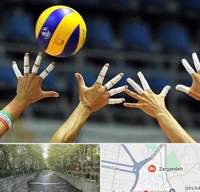 کلاس والیبال در زرگنده