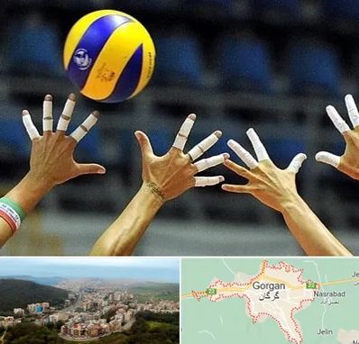 کلاس والیبال در گرگان
