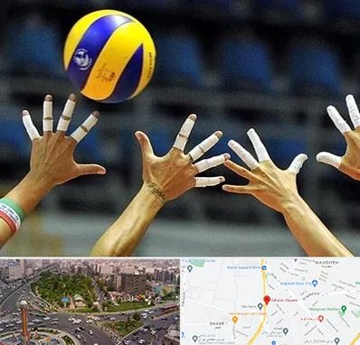 کلاس والیبال در سبلان