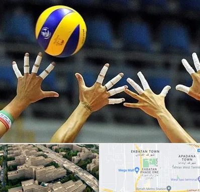 کلاس والیبال در اکباتان