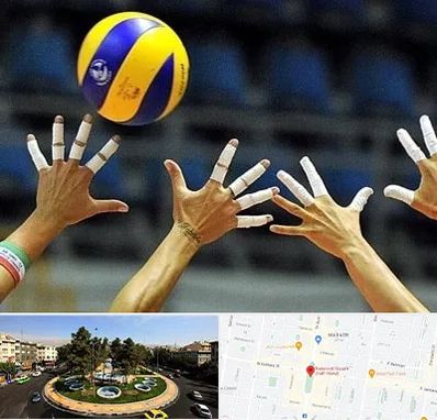 کلاس والیبال در هفت حوض