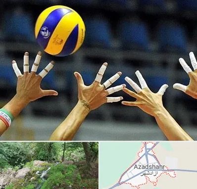 کلاس والیبال در آزادشهر