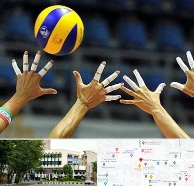 کلاس والیبال در طالقانی