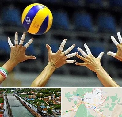 کلاس والیبال در مراغه