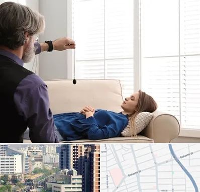 هیپنوتراپیست در خیابان بهشتی