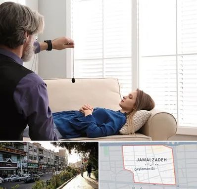 هیپنوتراپیست در خیابان جمالزاده