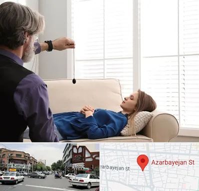 هیپنوتراپیست در خیابان آذربایجان