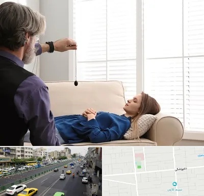 هیپنوتراپیست در خیابان دامپزشکی
