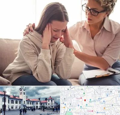 روان درمانگر در میدان شهرداری رشت