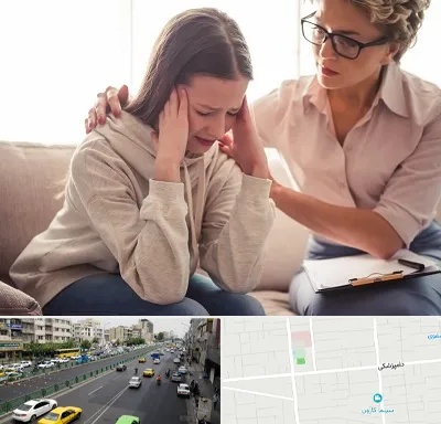 روان درمانگر در خیابان دامپزشکی