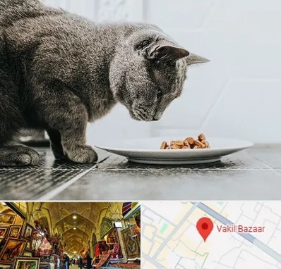 خرید غذای گربه در بازار وکیل شیراز