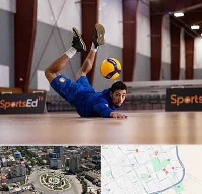 آموزشگاه والیبال در زرافشان اسلامشهر