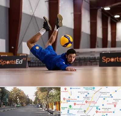 آموزشگاه والیبال در شریعتی