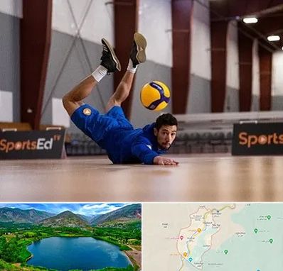 آموزشگاه والیبال در رودبار