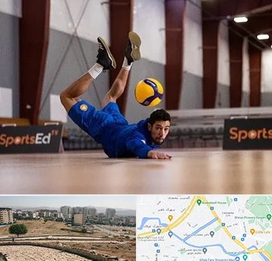 آموزشگاه والیبال در کوی وحدت شیراز