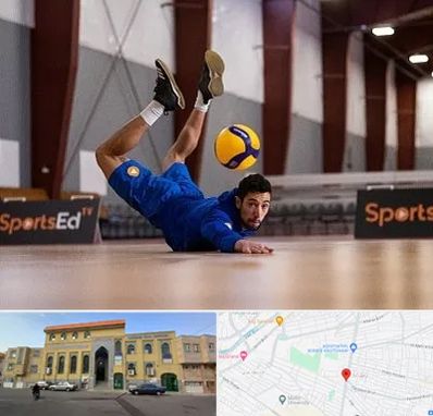 آموزشگاه والیبال در زنبیل آباد قم