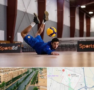 آموزشگاه والیبال در فاز سه اندیشه