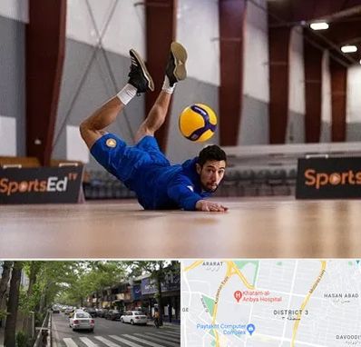 آموزشگاه والیبال در ظفر