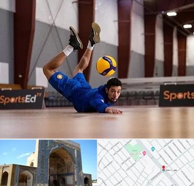آموزشگاه والیبال در مصلی مشهد