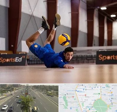 آموزشگاه والیبال در منطقه 17 تهران