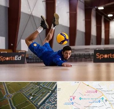 آموزشگاه والیبال در الهیه مشهد