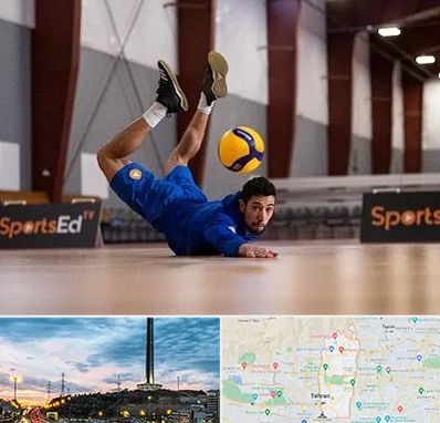 آموزشگاه والیبال در منطقه 2 تهران