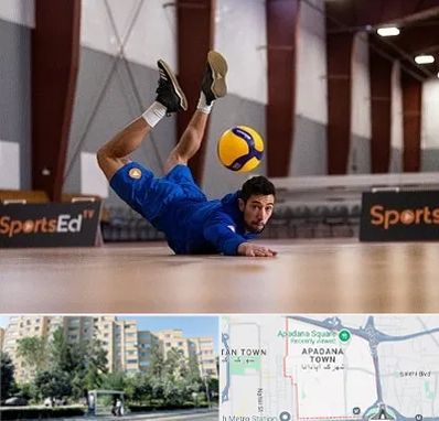 آموزشگاه والیبال در آپادانا