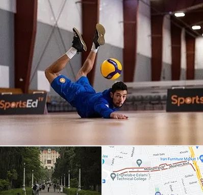 آموزشگاه والیبال در بلوار معلم رشت