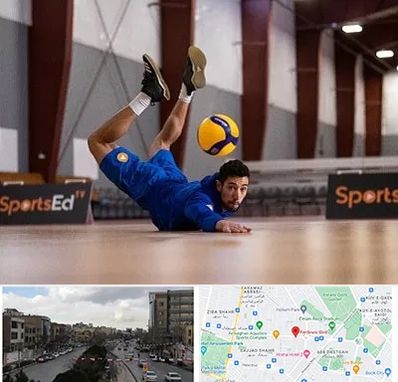 آموزشگاه والیبال در بلوار فردوسی مشهد