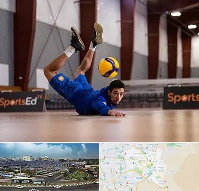 آموزشگاه والیبال در منطقه 15 تهران