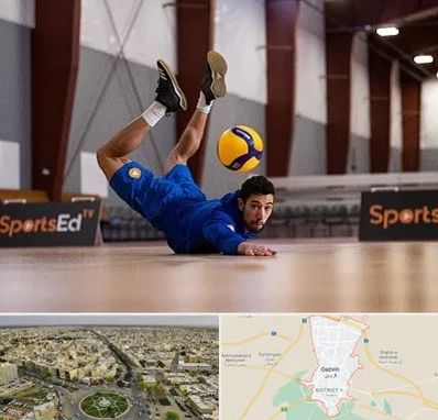 آموزشگاه والیبال در قزوین