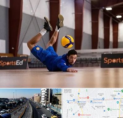 آموزشگاه والیبال در پیروزی