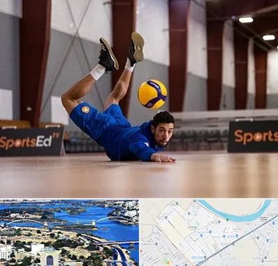 آموزشگاه والیبال در کوروش اهواز