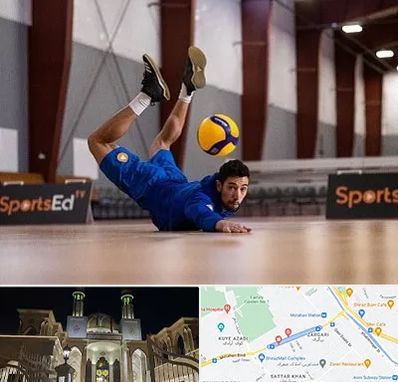 آموزشگاه والیبال در زرگری شیراز