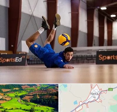آموزشگاه والیبال در نکا
