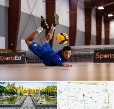 آموزشگاه والیبال در سرسبز