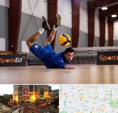 آموزشگاه والیبال در جنت آباد تهران