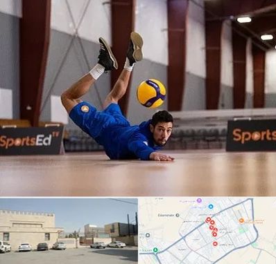 آموزشگاه والیبال در نواب اسلامشهر