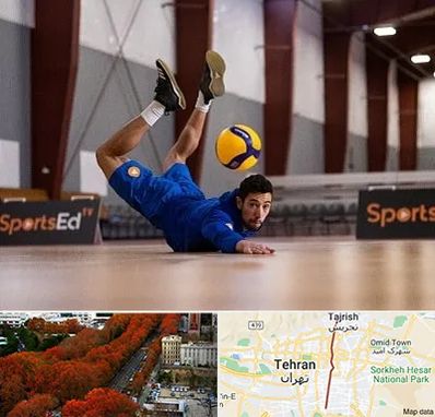 آموزشگاه والیبال در ولیعصر