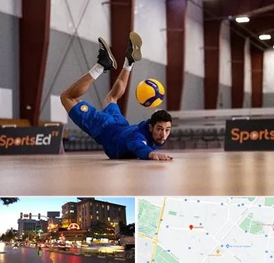 آموزشگاه والیبال در بلوار سجاد مشهد