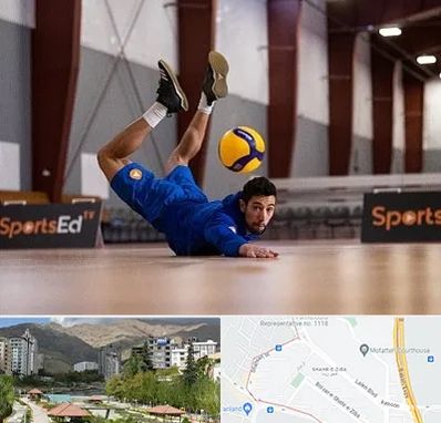 آموزشگاه والیبال در شهر زیبا