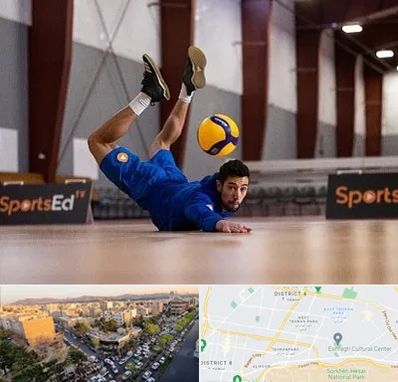 آموزشگاه والیبال در تهرانپارس