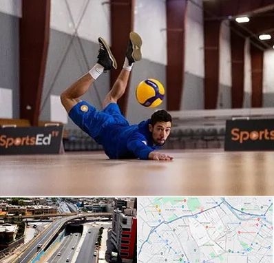 آموزشگاه والیبال در ستارخان شیراز