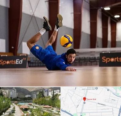 آموزشگاه والیبال در بلوار تعاون