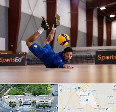 آموزشگاه والیبال در نسیم شهر