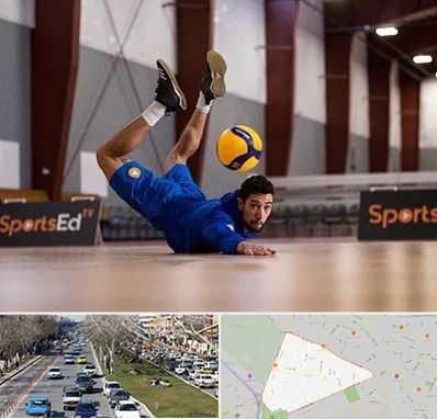 آموزشگاه والیبال در احمدآباد مشهد