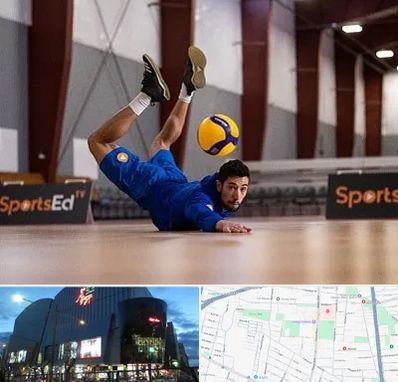 آموزشگاه والیبال در بلوار اباذر