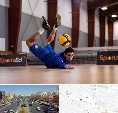آموزشگاه والیبال در بلوار معلم مشهد