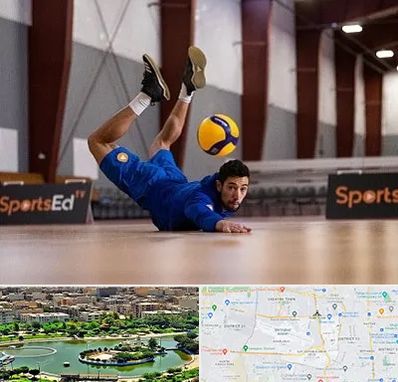 آموزشگاه والیبال در منطقه 9 تهران